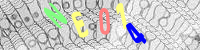Blue Captcha Image