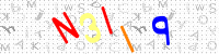 Blue Captcha Image