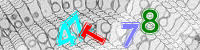 Blue Captcha Image