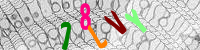 Blue Captcha Image