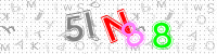 Blue Captcha Image