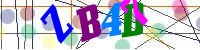 Blue Captcha Image