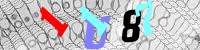 Blue Captcha Image