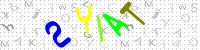Blue Captcha Image