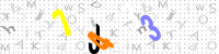 Blue Captcha Image