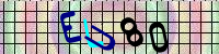 Blue Captcha Image