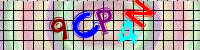 Blue Captcha Image
