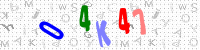 Blue Captcha Image