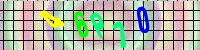 Blue Captcha Image