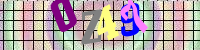 Blue Captcha Image