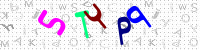 Blue Captcha Image