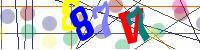Blue Captcha Image