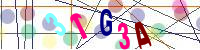 Blue Captcha Image