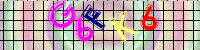 Blue Captcha Image