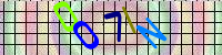Blue Captcha Image