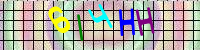 Blue Captcha Image