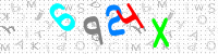 Blue Captcha Image