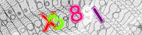 Blue Captcha Image