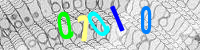 Blue Captcha Image