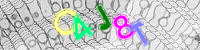 Blue Captcha Image