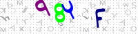 Blue Captcha Image