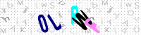 Blue Captcha Image
