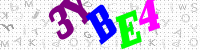 Blue Captcha Image