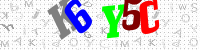 Blue Captcha Image