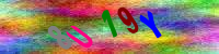 Blue Captcha Image